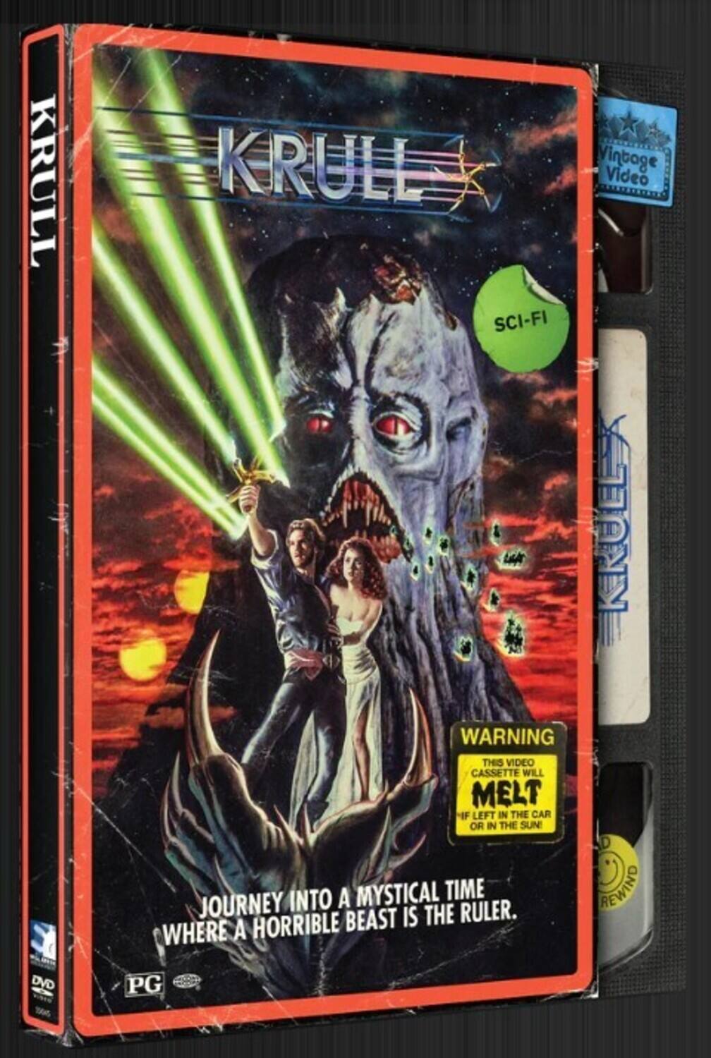 Alt View 1. Krull (Retro VHS Packaging)   - DVD.