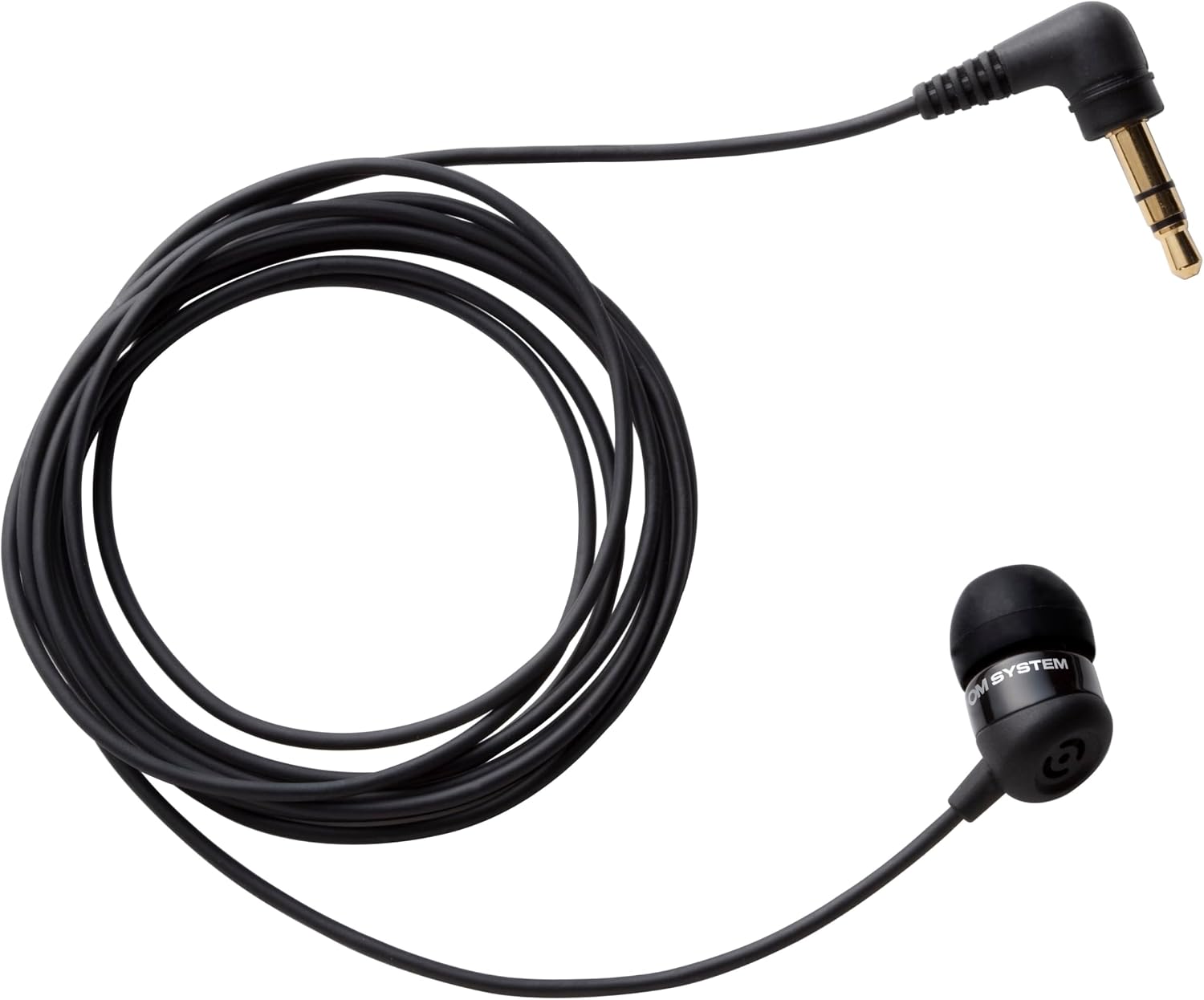 Front. OM System - TP-8 Telephone Pick-Up Microphone for Landline & Cell Phone Voice Recording, 3.5mm Jack, Lightweight - Black.