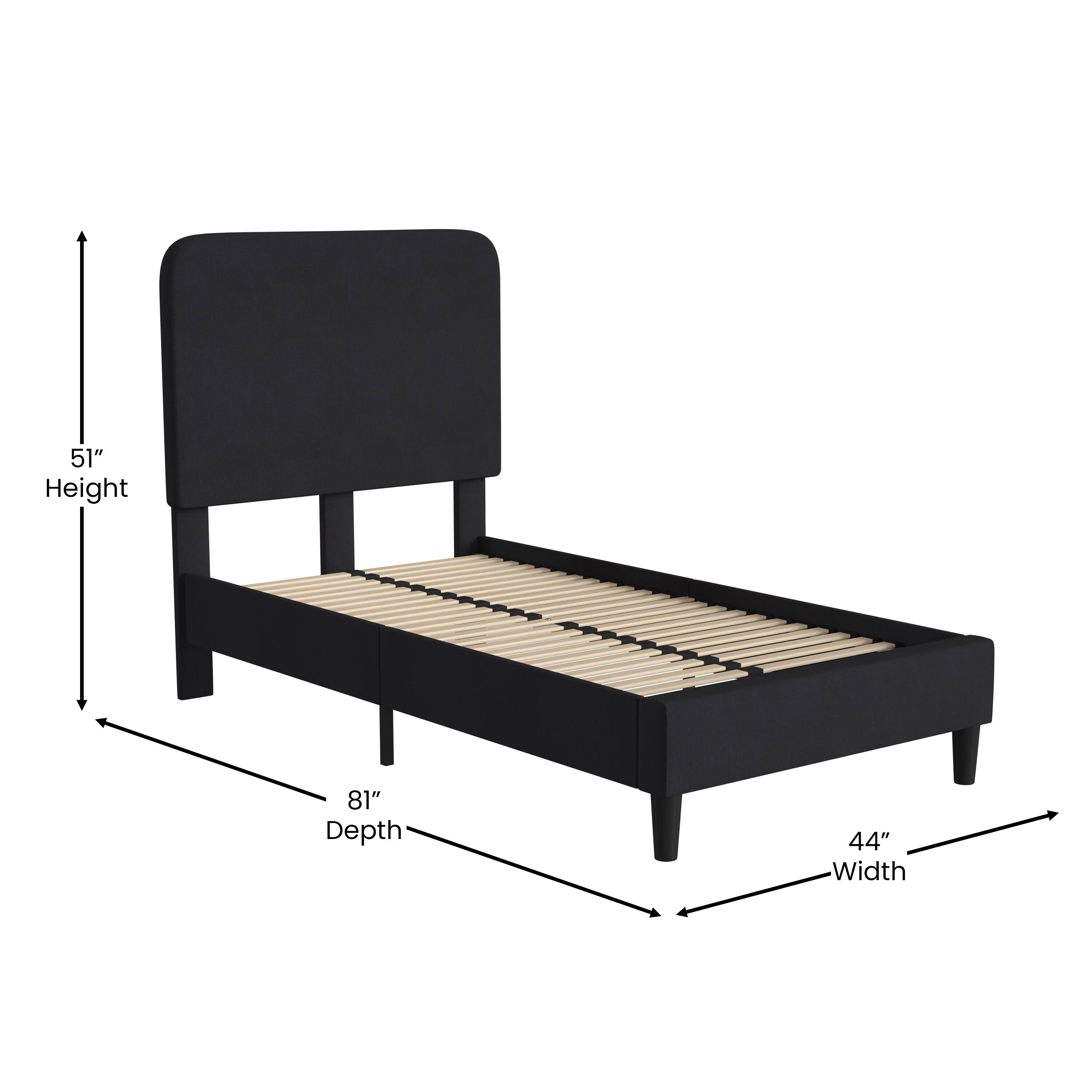 51" Height, 81" Depth, 44" Width