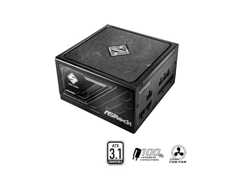 ASRock Steel Legend SL-650G PC-netvoeding 650 W ATX 80 Plus Gold 3364314 ASRock Steel Legend SL-650G PC-netvoeding 650 W ATX 80 Plus Gold 3364314
