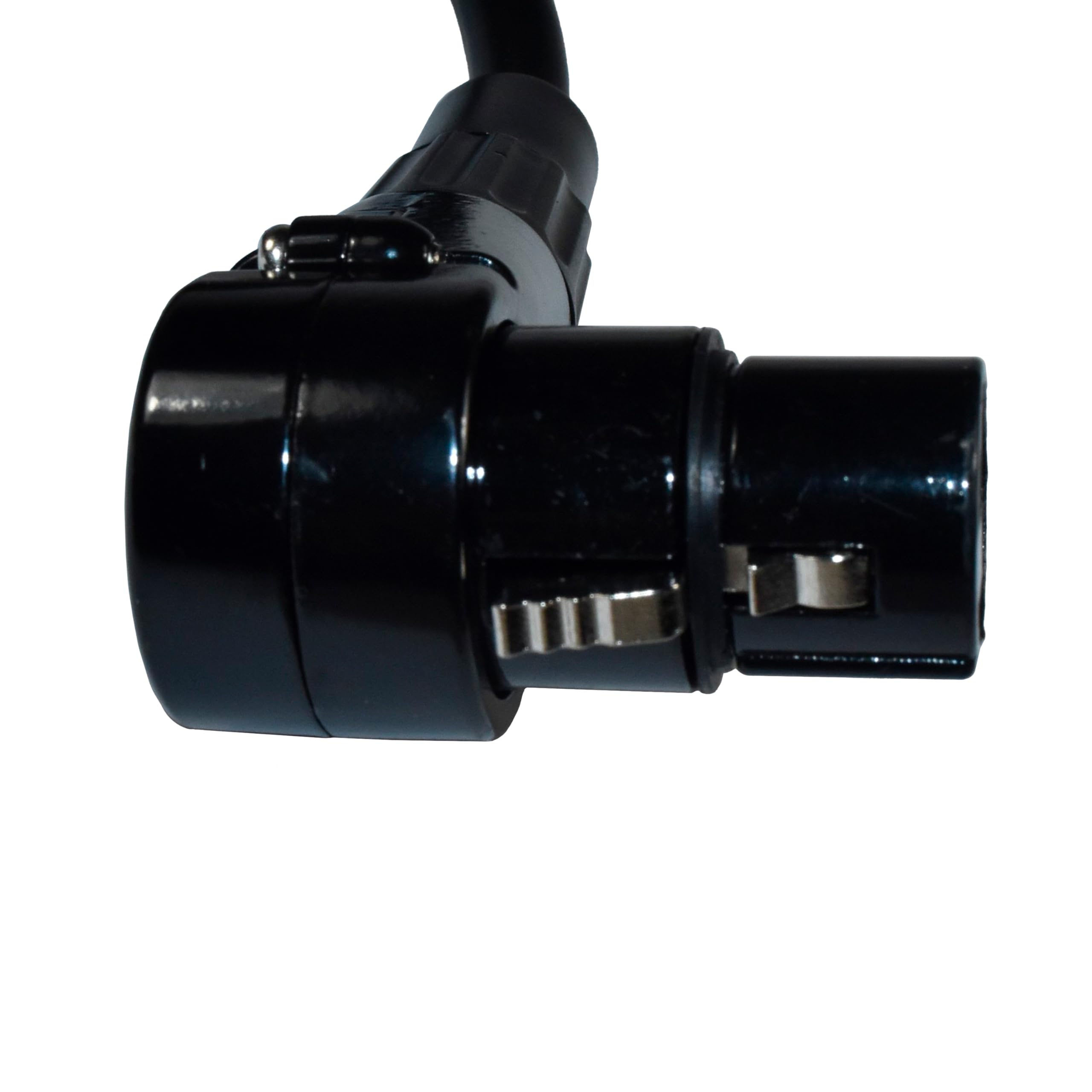 Alt View 4. HQRP - 5 ft 3-Pin XLR Microphone Cable - Right Angle Male to Right Angle Female for PA, Mixer, Audio Interface - Black.