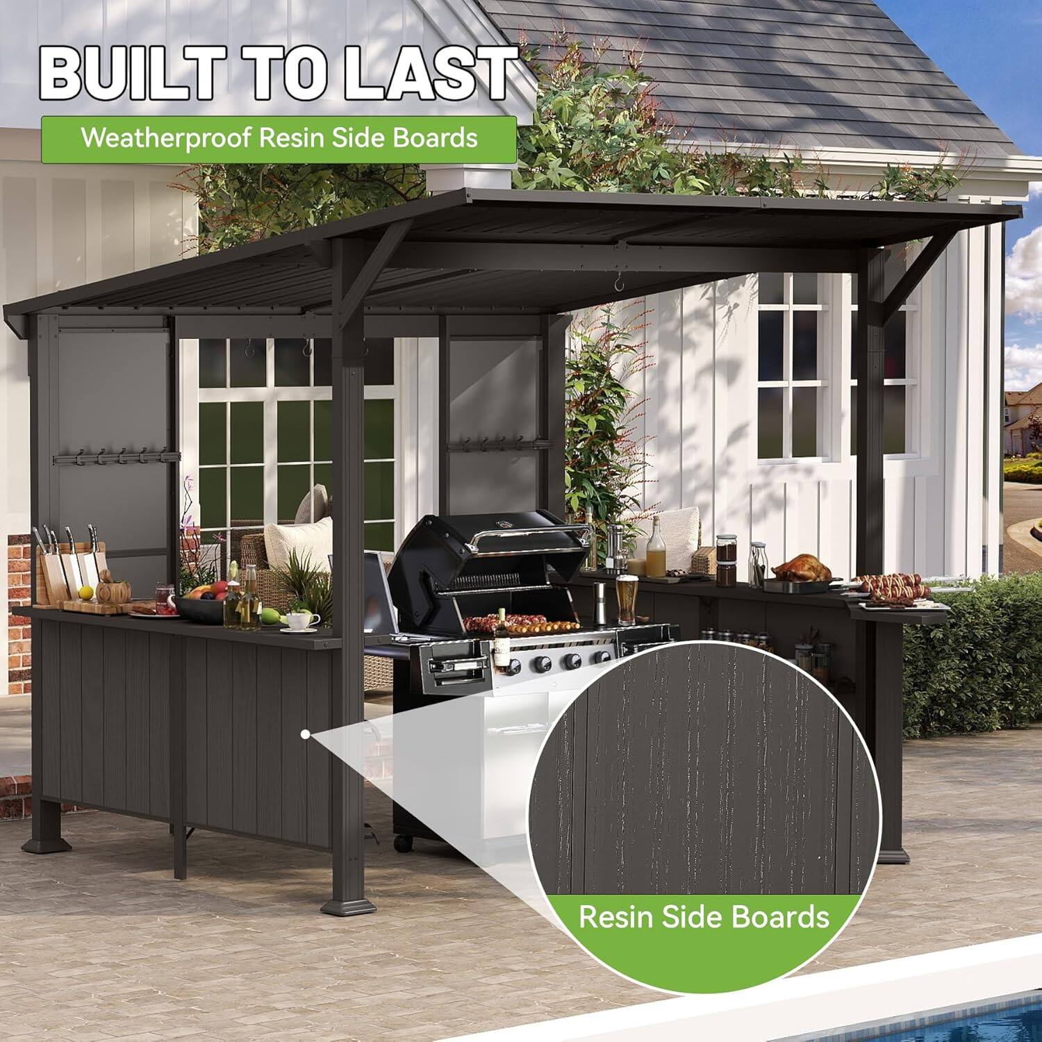 BUILT TO LAST  
Weatherproof Resin Side Boards  

Resin Side Boards