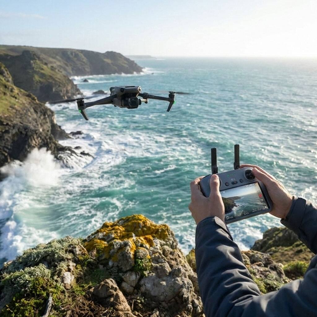 Alt View 2. DJI - DJI Air 3S Drone Fly More Combo RC 2 Dual Camera 4K Travel Photography.