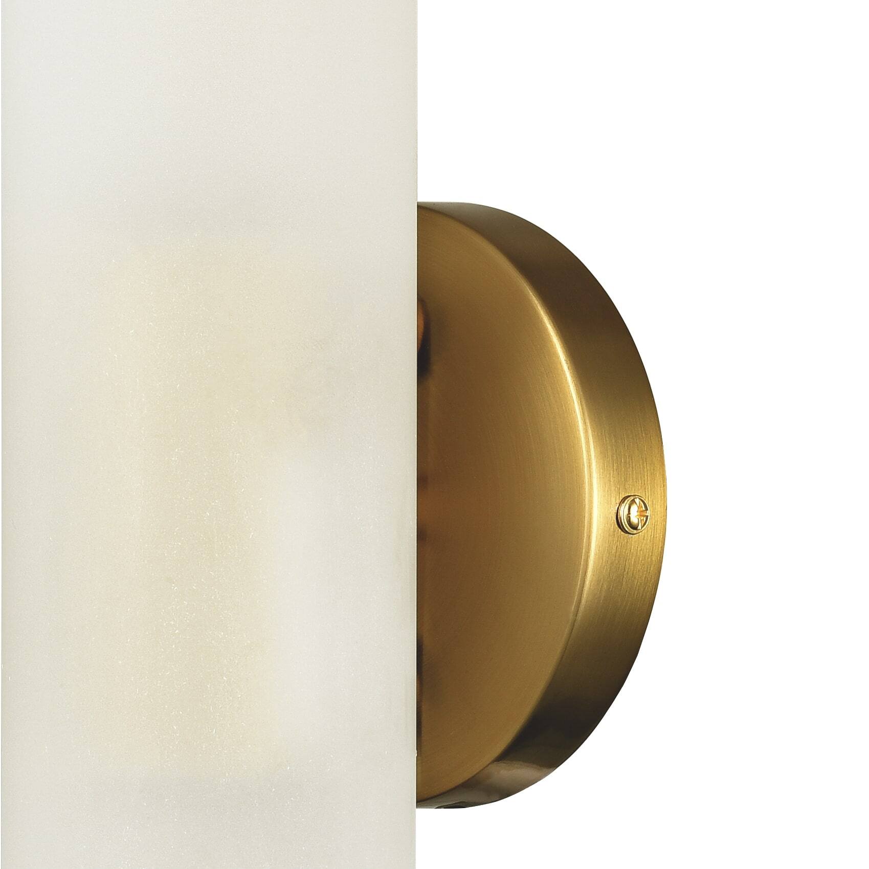Alt View 1. MOOSE - Modern Brass 2-Light Cylinder Sconce Lighting Set of 2 - Gold.