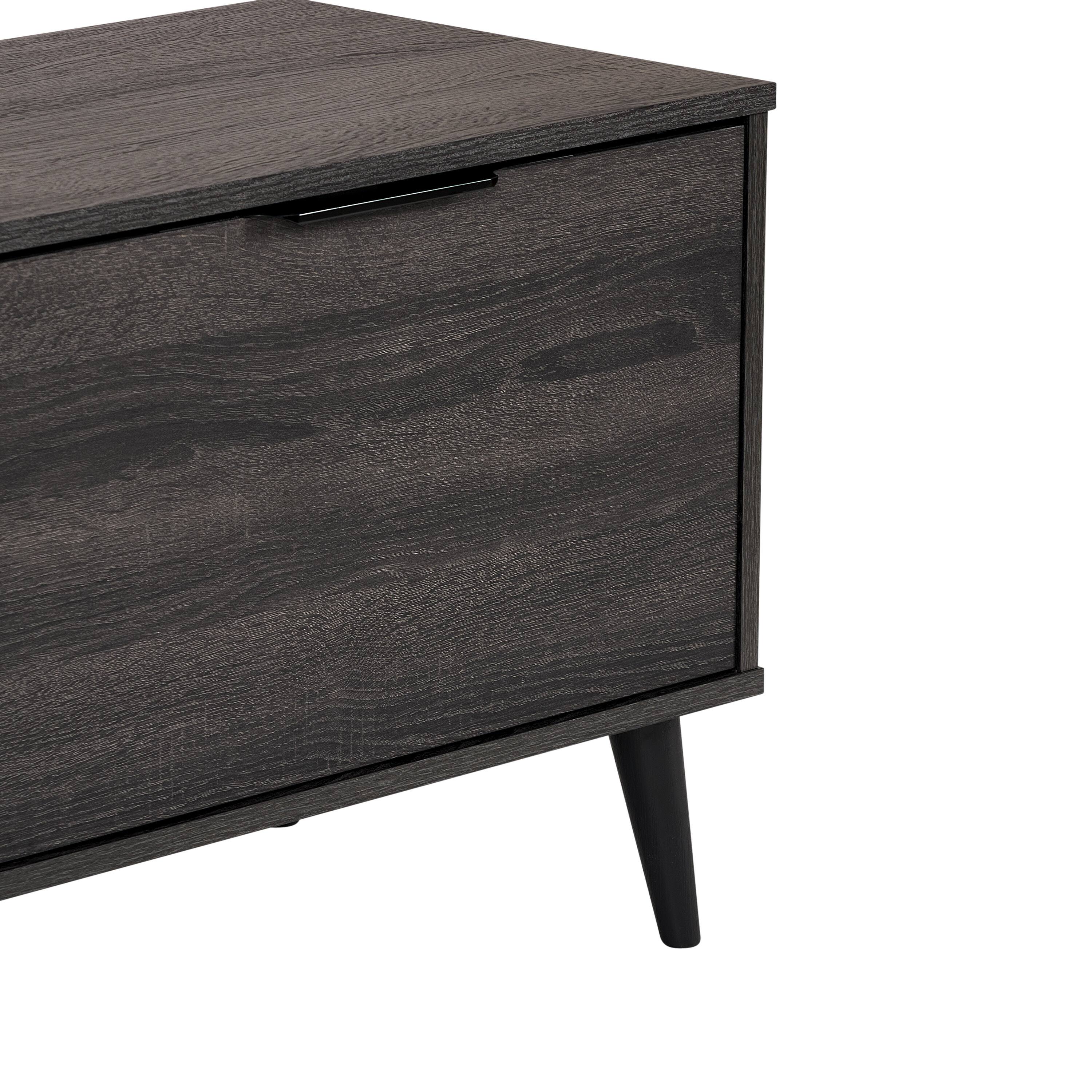 Alt View 14. CorLiving - Cole Collection TV Stand with Cabinets for Most TVs up to 85" - Dark Gray.