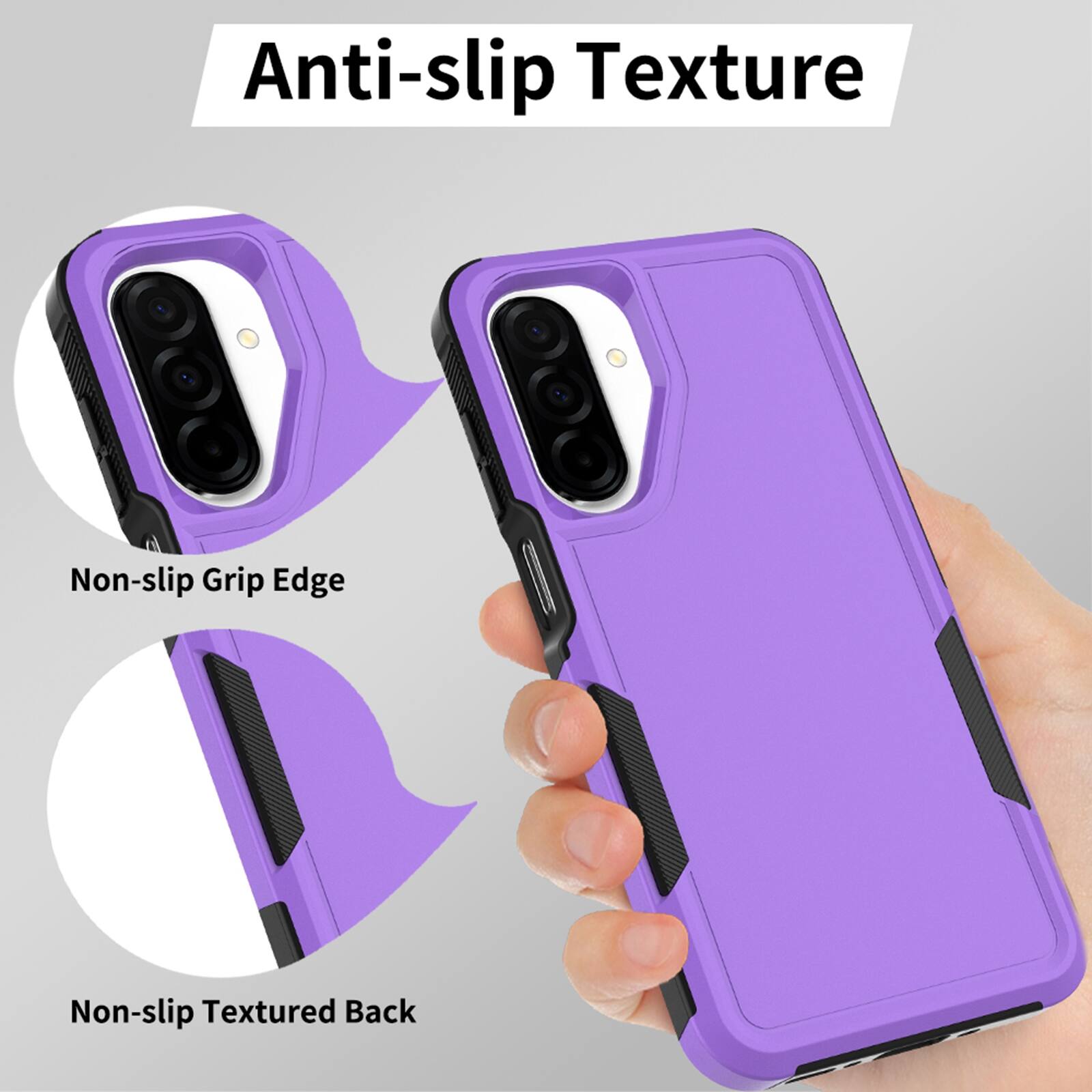 Anti-slip Texture

Non-slip Grip Edge

Non-slip Textured Back