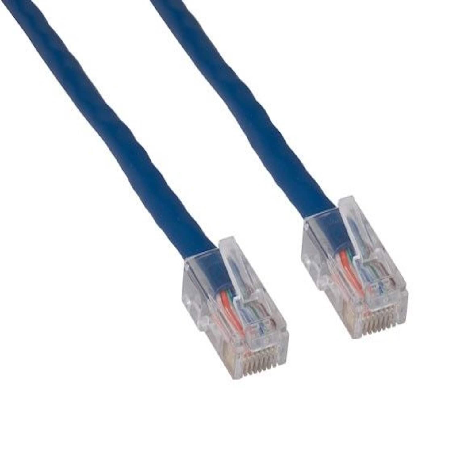 Sanoxy - 1ft Cat5e Ethernet Patch Cable, 350 MHz UTP Network Cable, RJ45 Connectors - Blue