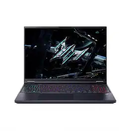 Acer - Refurbished Excellent - Predator Helios 16 AI 16" OLED Gaming Laptop Intel Core Ultra 9 275HX 32GB DDR5 1TB SSD RTX 5090 Win11 PH16-73 - Abyssal Black