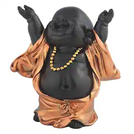 FC Design - 4"H Little Buddhist Monk Figurine Statue Office Desk Tabletop Home Decor Gift - Multi-Color
