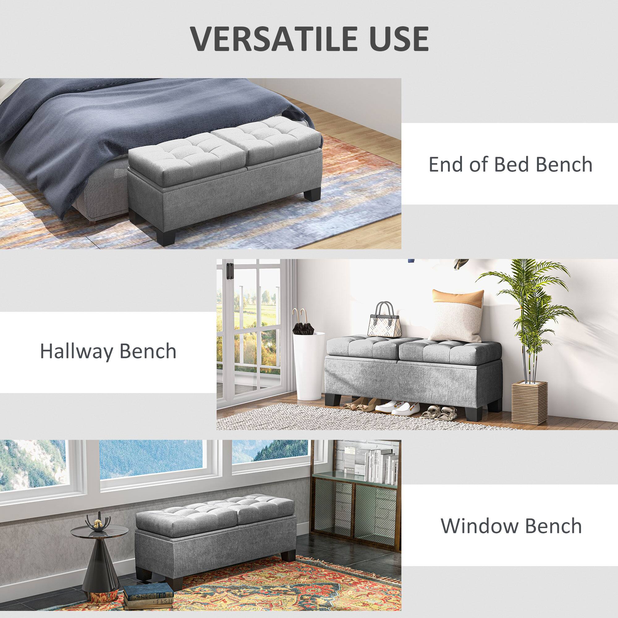 VERSATILE USE
End of Bed Bench
Hallway Bench
Window Bench