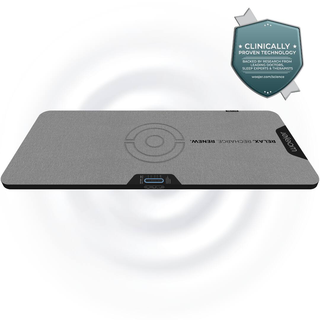 CLINICALLY PROVEN TECHNOLOGY  
BACKED BY RESEARCH FROM LEADING DOCTORS, SLEEP EXPERTS & THERAPISTS  
woojer.com/science  

RENEW. RECHARGE. RELAX.  

woojer.com