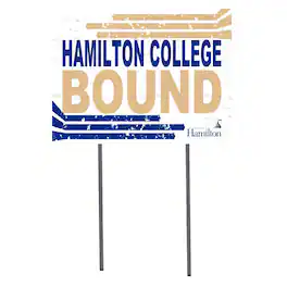 Jardine - Hamilton Continentals 18" x 24" Bound Yard Sign - White