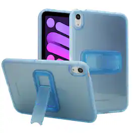 UUCOVER - Shockproof Case for iPad mini A17 Pro 2024/mini 6th Gen 8.3", Slim TPU + PC Protective Cover with Adjustable Stand Case - Blue
