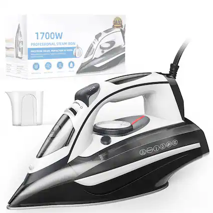 1700W
PROFESSIONAL STEAM IRON
PRECISION STEAM, PERFECTION AT HOME
Personifies the iron as a helpful and friendly tool for clothes
- Self-cleaning
- Auto Shut-off
- Anti-drip
- Anti-calc
WARRANTY
1 YEAR
MAX 6 CERAMIC