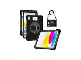 CODi - Rugged Case with Integrated Screen Protector for iPad 11” (A16) & iPad 10.9” (10th Generation) - Black