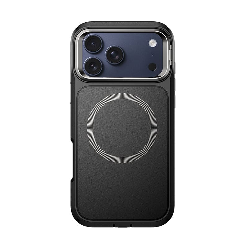 i-Blason - Ares Flip Case for iPhone 17 Pro – MagSafe, Kickstand, Screen Protector, Drop Protection - Black