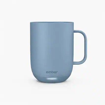 Front. Ember - Temperature Control Smart Mug 2 - 14 oz - Salt Blue.