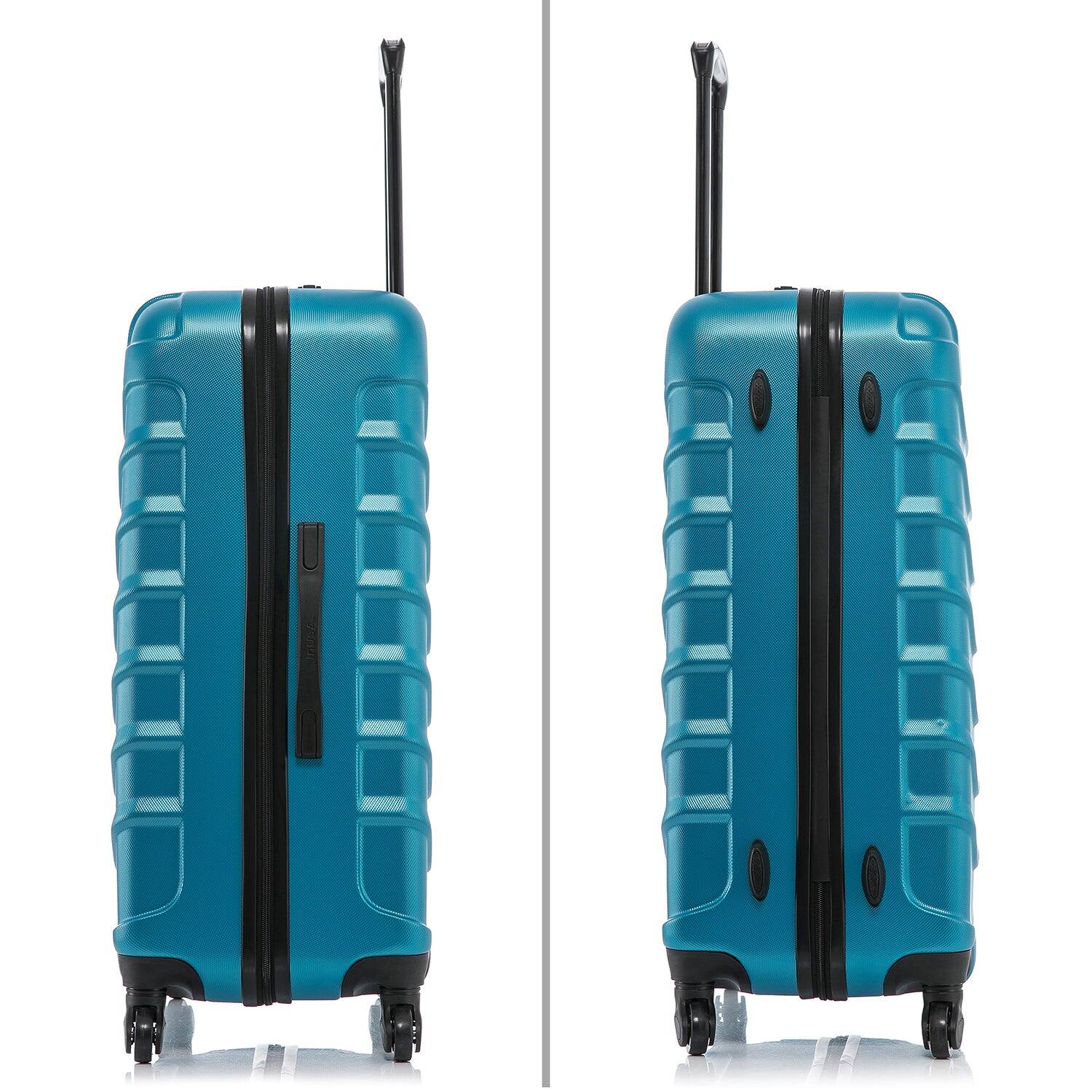 Alt View 2. InUSA - Endurance Lightweight Hardside Spinner Luggage 28" - Teal.