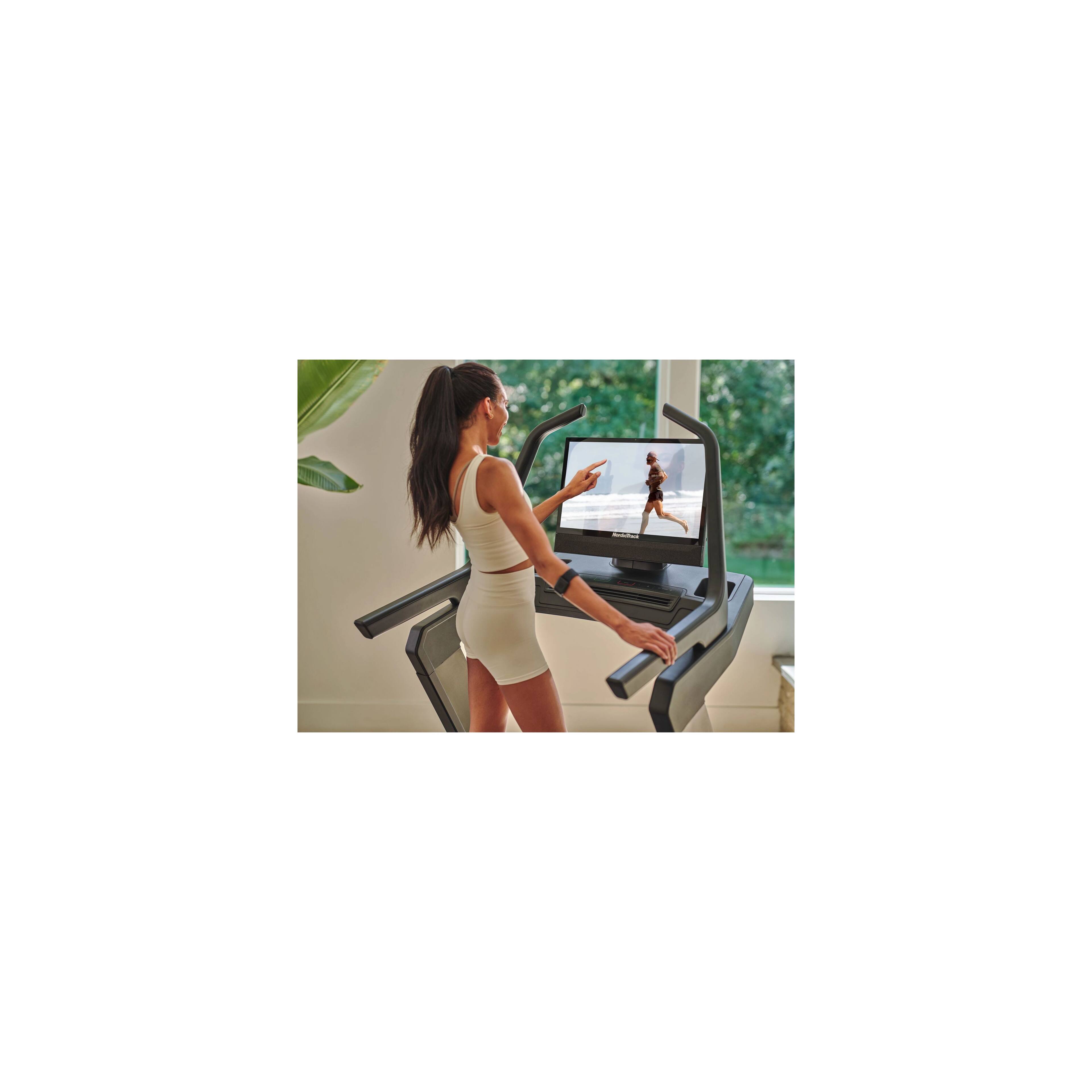 Alt View 8. NordicTrack - NordicTrack X24 Treadmill with 40% Incline for Strength and Cardiovascular Health - Black.