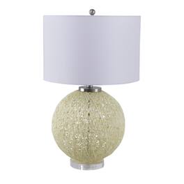 Luckbyte - 16.1x26 Inch Table Lamp With Beige Paper Base