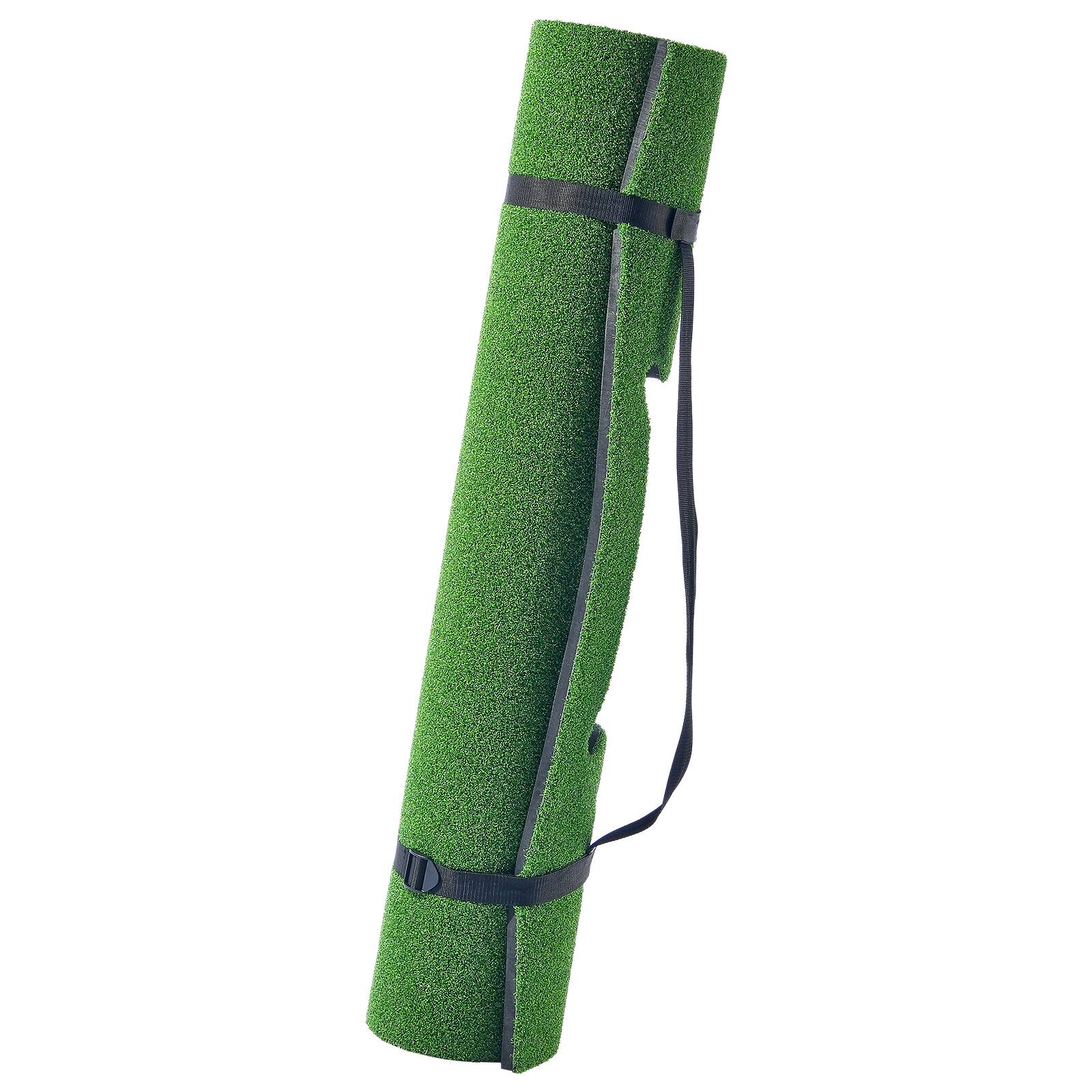 Alt View 5. VEVOR - 4 IN 1 Golf Hitting Mat, 5x4ft Artificial Turf Golf Hitting Mat, Thickened Golf Aids Includes 4 Interchangeable Inserts - Green.