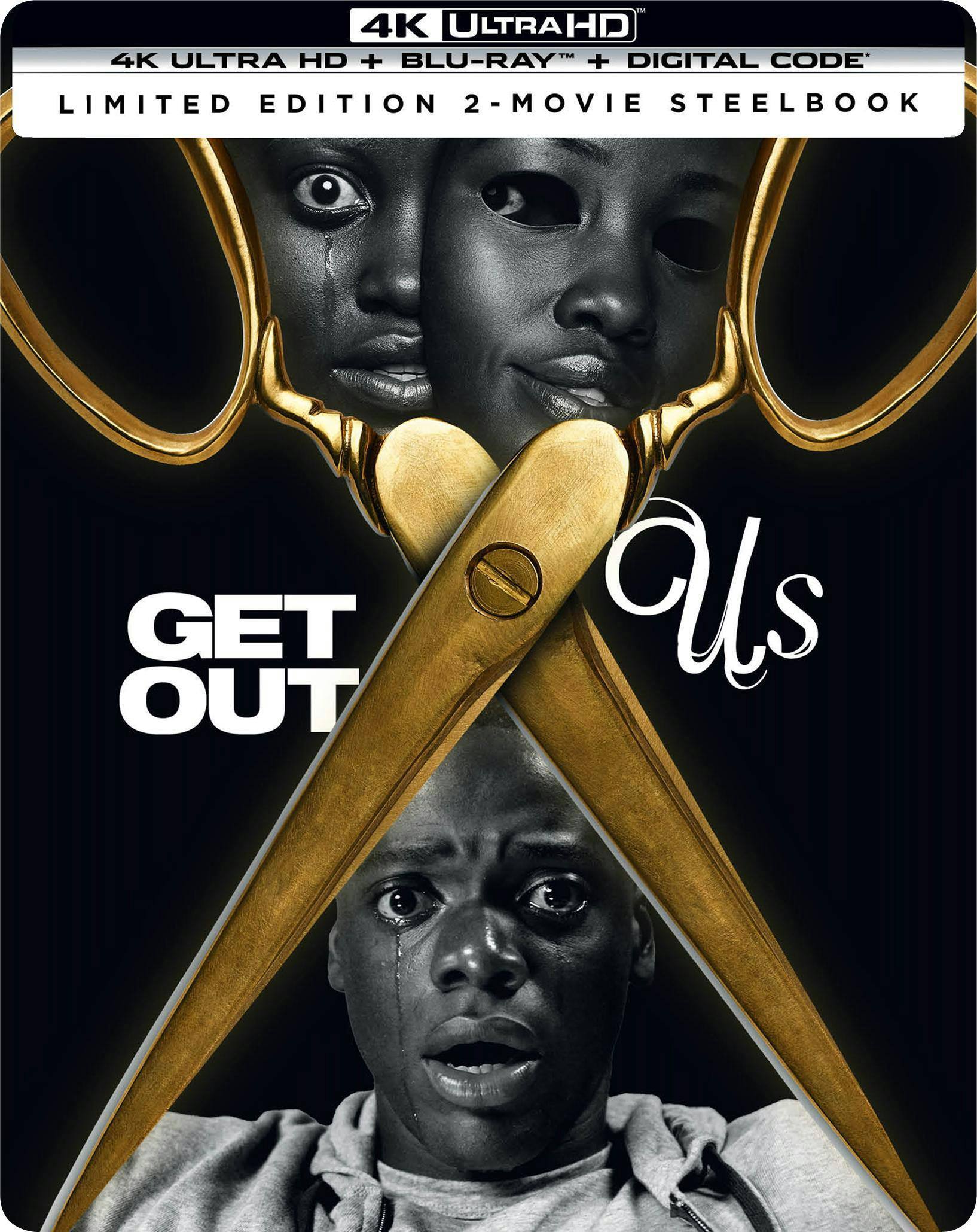 Angle. Get Out / Us (Steelbook)   - 4K Blu-Ray.
