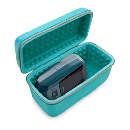 CASEMATIX - Carrying Case Compatible with NIIMBOT M2 Thermal Transfer Label Maker, Label Rolls & Accessories, Turquoise Case Only