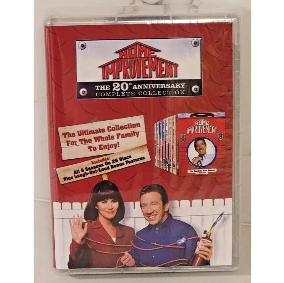 Angle. Home Improvement: The 20th Anniversary Complete Series DVD 25-Discs Box Set.