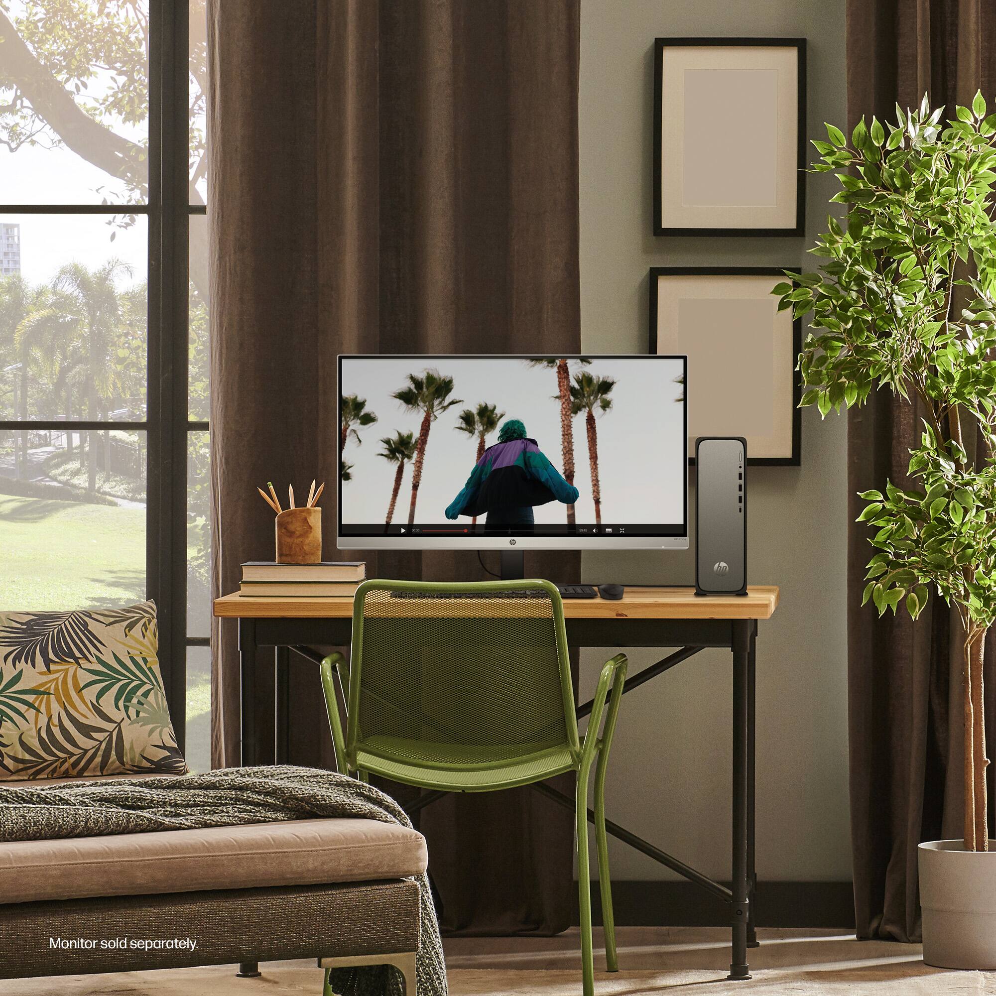 Monitor sold separately.
