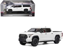 CM Models - Toyota Tundra Pickup Truck White 1/64 Diecast Model Car by CM Model