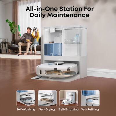 eufy X10 Pro Omni Wi Fi Connected Robot Vacuum & Mop with Self eufy X10 Pro Omni Wi Fi Connected Robot Vacuum & Mop with Self