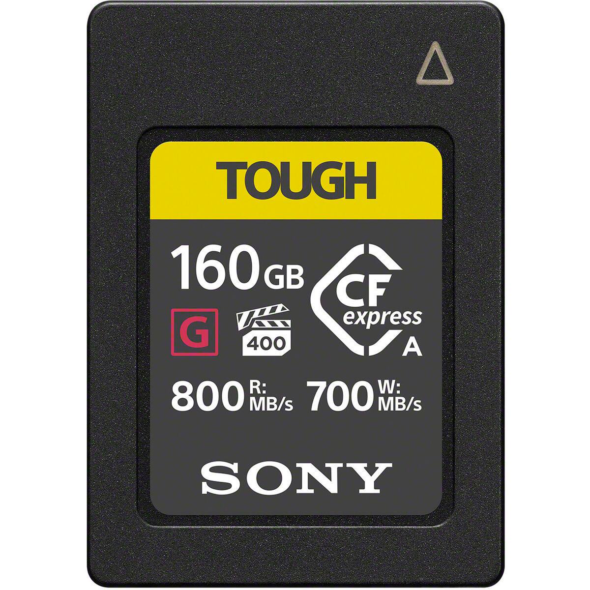 TOUGH 160 GB CF express G 400 A R: 800 MB/s W: 700 MB/s SONY