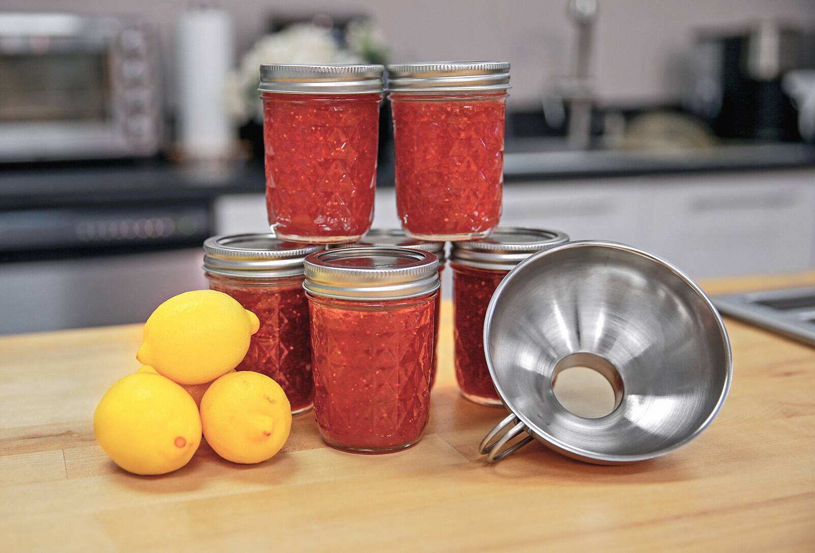Alt View 2. Kuchenprofi - Wide Mouth Canning Funnel, Stainless Steel, 5.5-Inch Diameter - Silver.