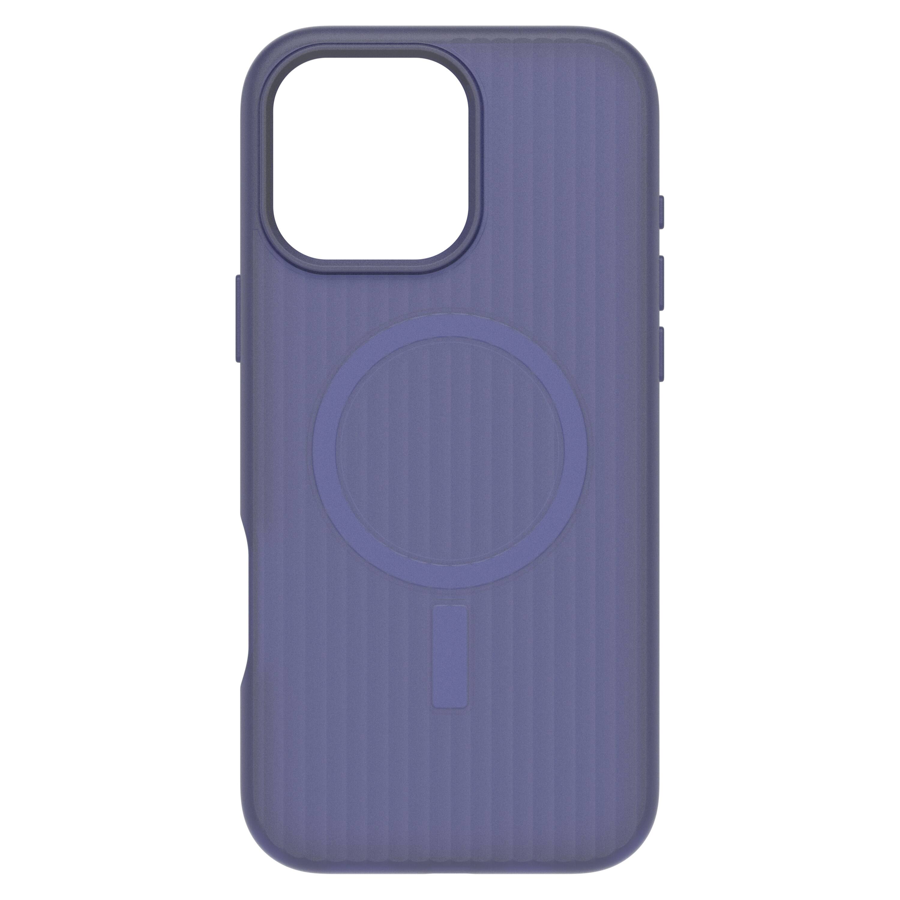 Angle. OtterBox - Symmetry Series Hard Shell for MagSafe for Apple iPhone 16 Pro Max - Craft Blue.