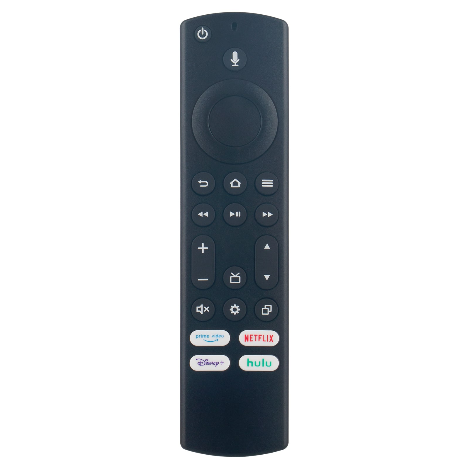 VINABTY - New Voice Replaced Remote Control Fits for TCL HISENSE Insignia Toshiba TV 50U6HF 65U6HF 75U6HF 43V35KU NS-24F201NA23 - Black