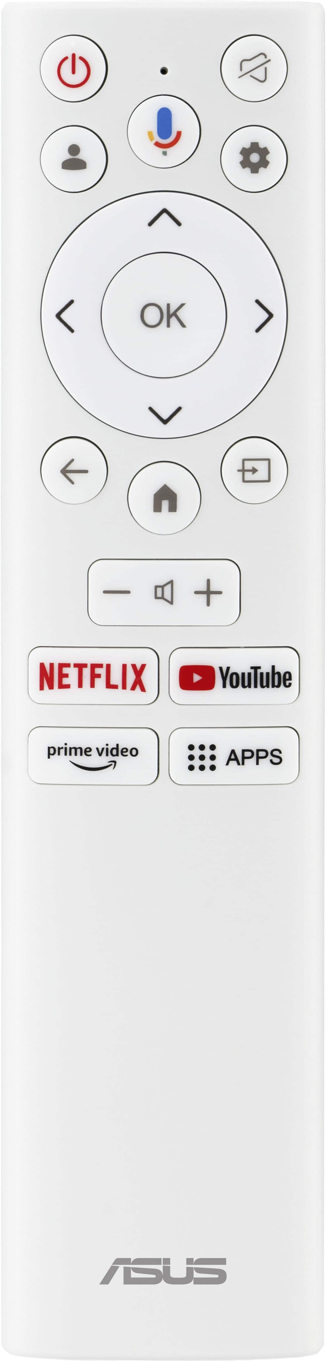 OK - + NETFLIX - YouTube - Prime Video - ASUS