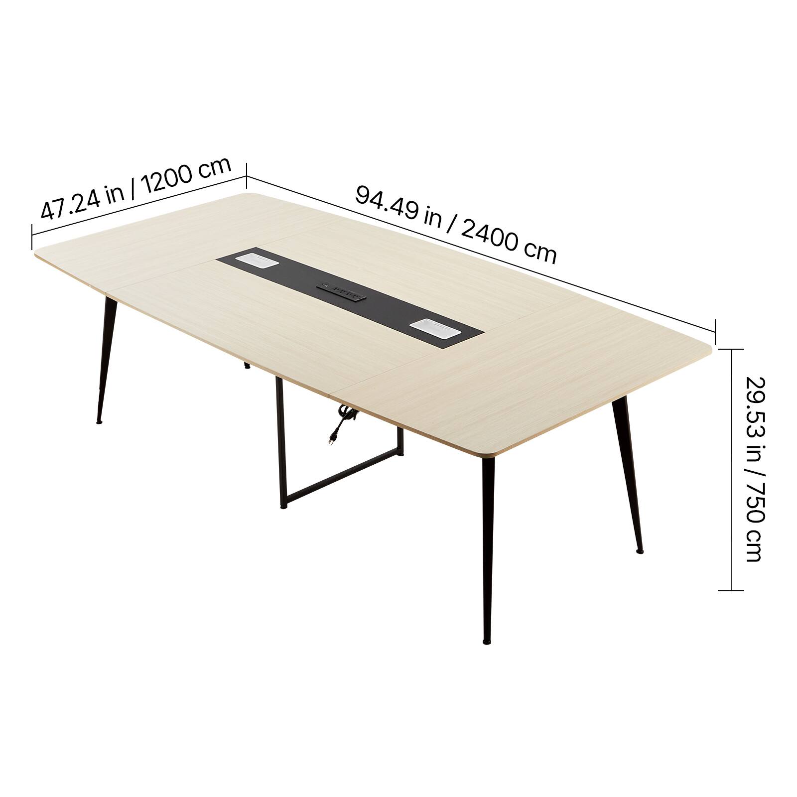 47.24 in / 1200 cm  
94.49 in / 2400 cm  
29.53 in / 750 cm