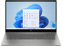 HP - Envy 17-cw1023cl Laptop, Ultra 7-155U, 64GB, 2TB SSD, 17.3" Touch Full HD (1920x1080), GeForce RTX 3050, Win 11 Pro