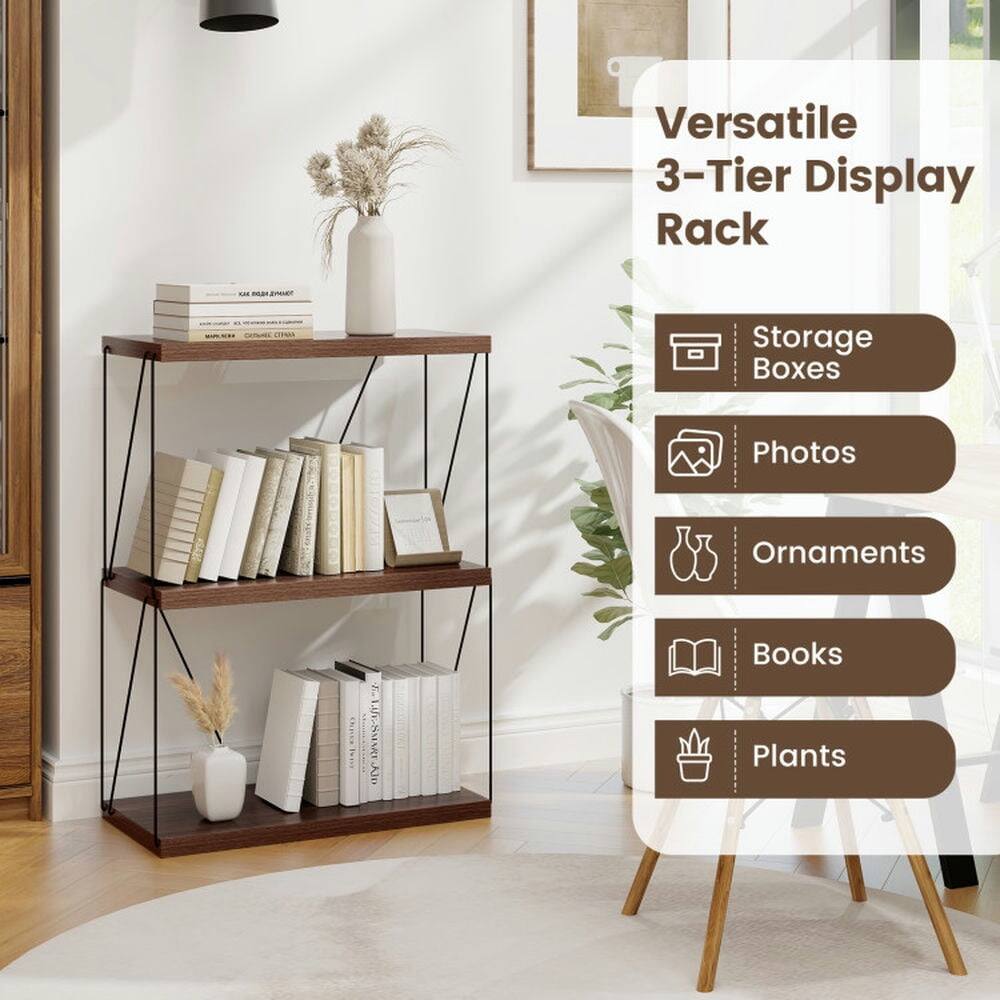 Versatile 3-Tier Display Rack

- Storage Boxes
- Photos
- Ornaments
- Books
- Plants