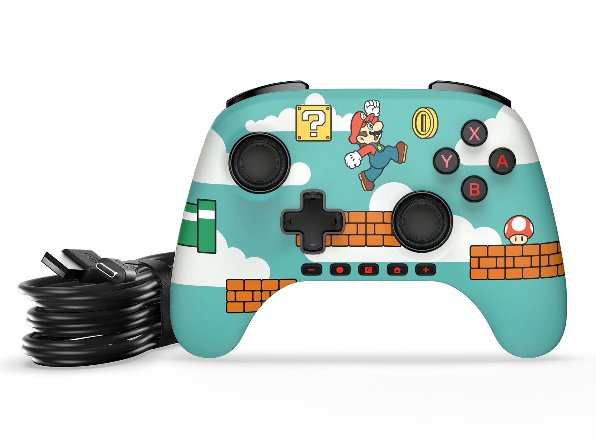 Alt View 21. PowerA - PowerA Advantage Wired Controller for Nintendo Switch 2 - Mario Time - Mario Time.