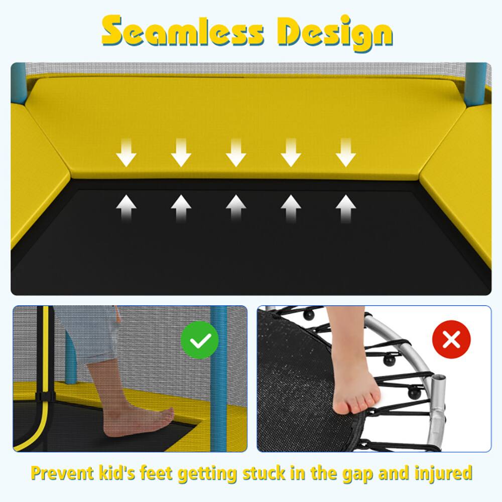 Seamless Design

Prevent kid's feet getting stuck in the gap and injured