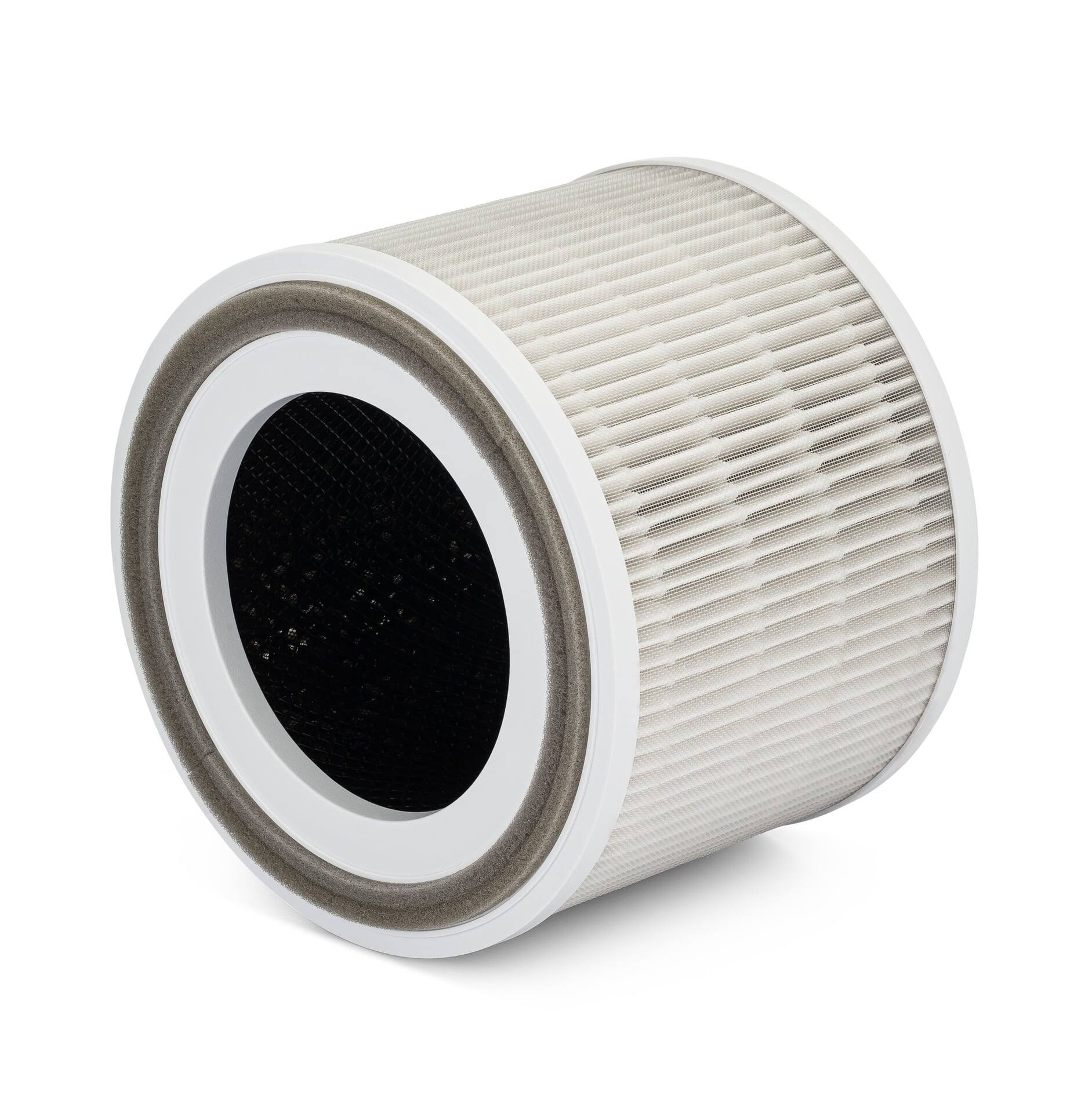 Angle. CRANE - Crane EE-5075 Air Purifier Replacement HEPA Filter - White.