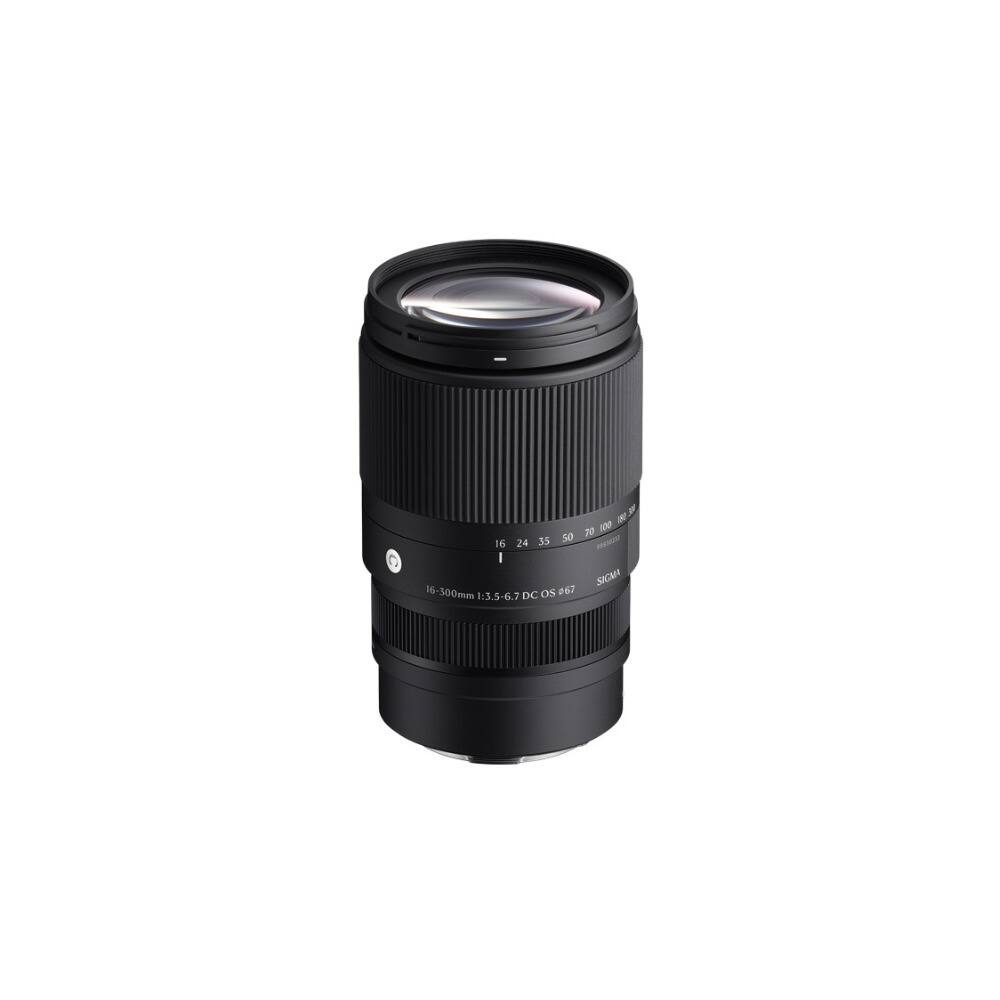 Sigma - 16 300mm F3.5 6.7 DC OS Contemporary Lens Sony E Mount - Black