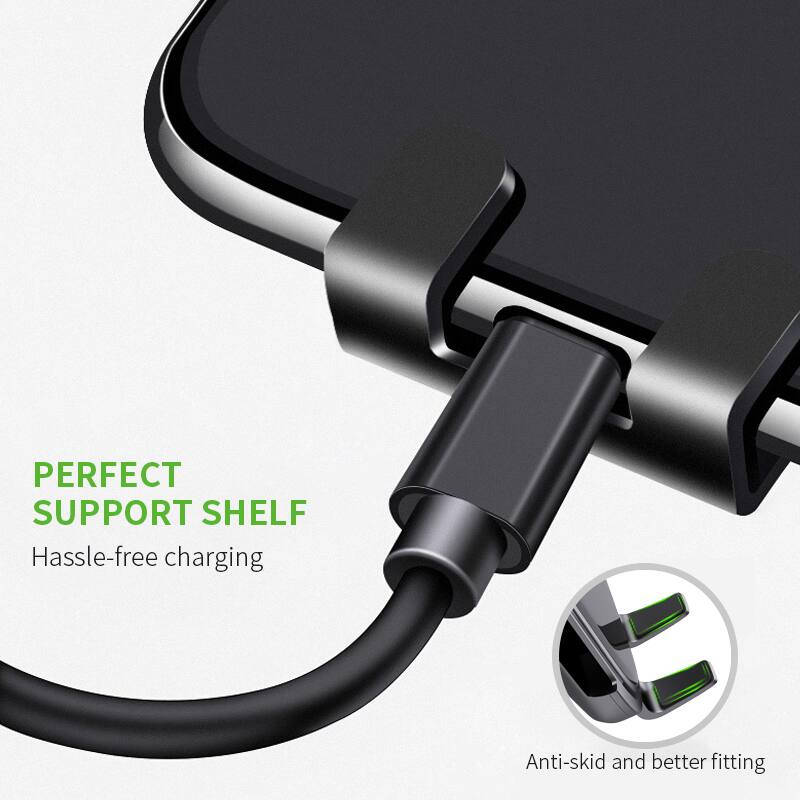 PERFECT SUPPORT SHELF  
Hassle-free charging  
Anti-skid and better fitting