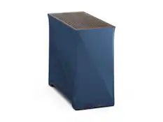 Front. Fractal Design - Fractal Design Era 2 Midnight Blue Anodized Aluminum/Steel Mini-ITX Compact Small Form Factor PC Case - Midnight Blue.