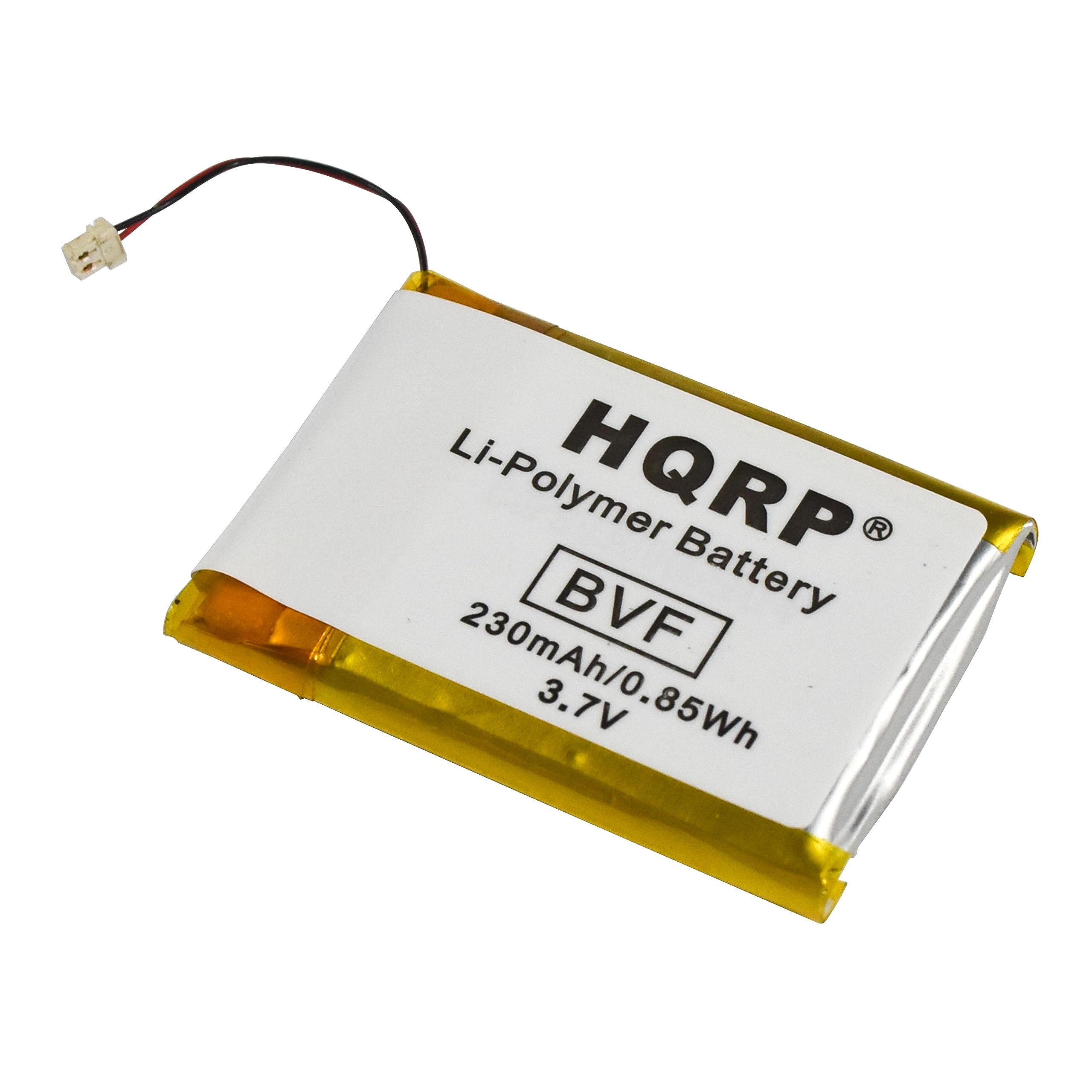 Li-Polymer HQRP Battery  
BVF  
230mAh/0.85Wh  
3.7V