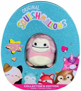 Kellytoy - Squishmallow Trading Card Collector Tin Series 1 | Brina Bigfoot - Blue
