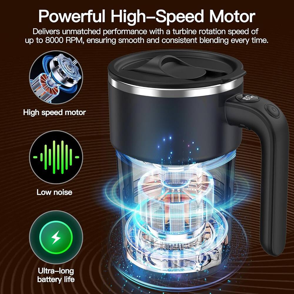 Powerful High-Speed Motor

Delivers unmatched performance with a turbine rotation speed of up to 8000 RPM, ensuring smooth and consistent blending every time.

- High speed motor
- Low noise
- Ultra-long battery life