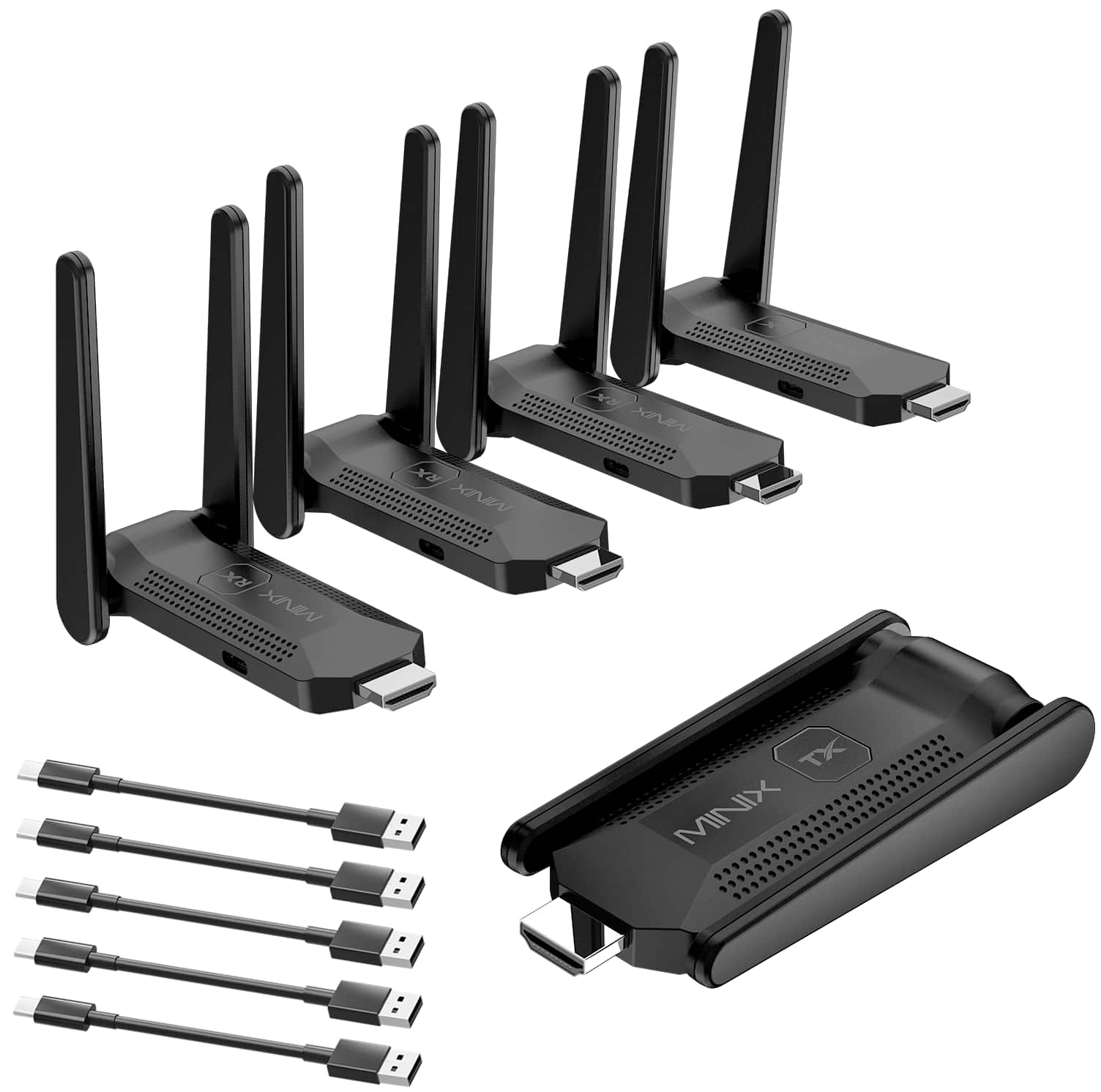 MINIX - NEO B14 1-to-4 Wireless Display Dongle - Black