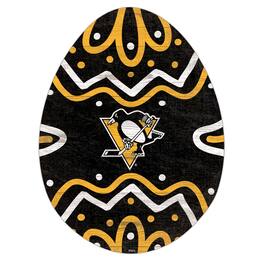 Fan Creations - Pittsburgh Penguins 12" Easter Egg Cutout Sign - Multicolor